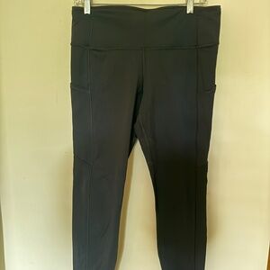 Lululemon Wonder Under tights with pockets. Black - size 14